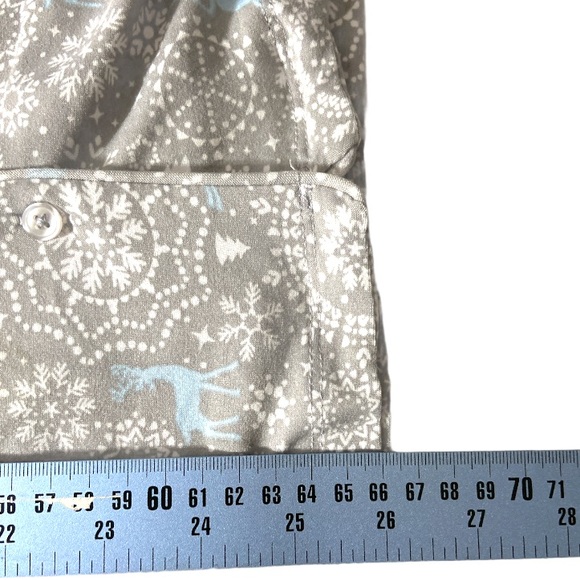 Gloria Vanderbilt Pajamas Sweater Snowflake Medium - Picture 5 of 9